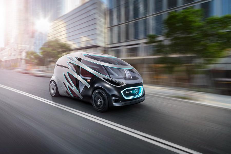  Mercedes-Benz Vision URBANETIC 2018 года  (фото 18 из 28)